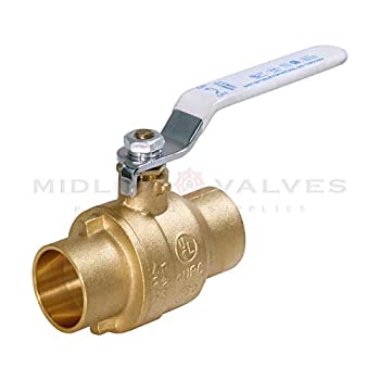 【中古】【輸入品・未使用】Everflow Supplies 610?C112-nl鉛フリーフルポート汗ボールバルブ、1???1?/ 2インチ｜スカイマーケットプラス