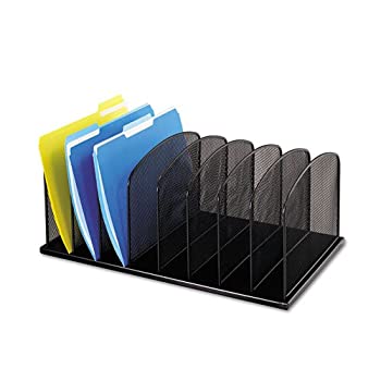 【中古】【輸入品・未使用】メッシュデスクオーガナイザー、8個、スチール、19?3?/ 8?x 11セクション3?/ 8?x 8?%ｶﾝﾏ%ブラック%ｶﾝﾏ% Sold as 1?Each