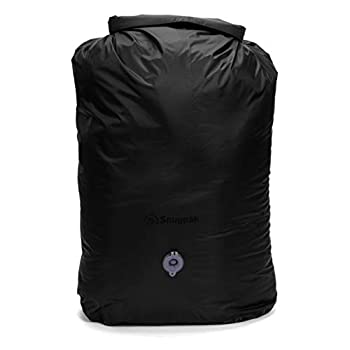 【中古】【インポート品・未当て嵌める】Snugpak 素っ気ないサック エア湖弁膜付き添い人 雨合羽記憶装置御徒面子 渦状文とゼムクリップ消印付き添い人 40リッター 黒いこと
