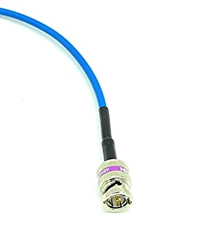 【中古】【インポート品・未当て嵌める】AV-Cables 12G 4K 固定ディスク SDI BNC - BNC 有線テレビ Belden 4855R Mini RG59 (25フート、青み)