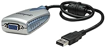【中古】【輸入品・未使用】Manhattan 高速 USB Type A - SVGA コンバーター 最大6台の追加ディスプレイ対応 シルバー/ブルー 179225