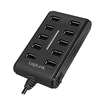 【中古】【インポート品・未当てはめる】LogiLink USB2.0 10界面こしき 黒 16744