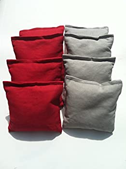 【中古】【輸入品・未使用】標準バッグカラー:レッドとグレーCornhole Bags