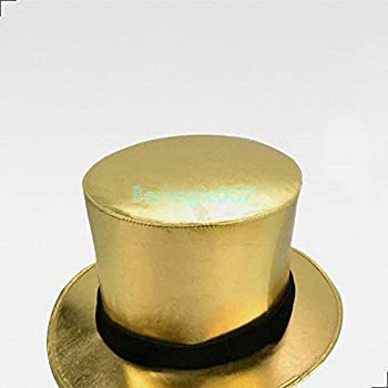 【中古】【輸入品・未使用】折りたたみトップハット - ゴールデン Folding Top Hat-Golden -- マジックアクセサリー