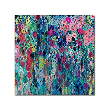 【中古】【輸入品・未使用】商標Fine Art Painted Strings by Carrie Schmitt%ｶﾝﾏ% 14?x 14インチ 14x14-Inch ALI5396-C1414GG