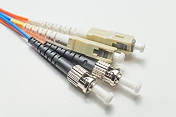 【中古】【輸入品・未使用】FiberCablesDirect - OM3 SC ST ファイバーパッチケーブル | 屋内/屋外用 10Gb Duplex 50/125 SC to ST マルチモードジャンパー | 長さオプショ