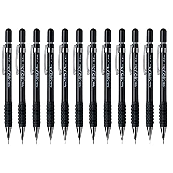 【中古】【輸入品・未使用】Pentel sensi-grip自動鉛筆%ｶﾝﾏ% 0.5?MM %ｶﾝﾏ%ブラックバレル%ｶﾝﾏ% Box of 12?( a315?a )