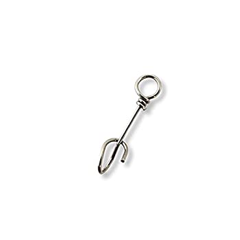 【中古】【輸入品・未使用】Mustad Fastachクリップ釣りターミナルタックル8パック、ブラック、サイズ5
