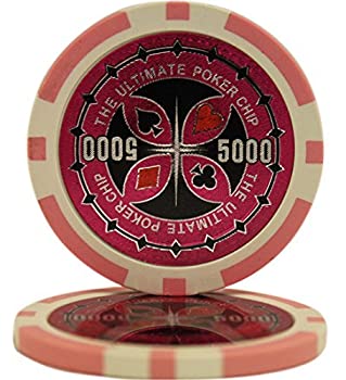 【中古】【輸入品・未使用】50?$ 5000究極CasinoクレイComposite 14?Gram Poker Chips