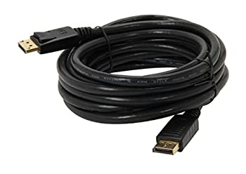 【中古】【インポート品・未当て嵌める】Aya 50?フィート ( 50フート) DisplayPort牡to牡20ピンケーブルラッチ付き添い人24?AWG黒いこと