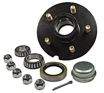 【中古】【輸入品・未使用】リジッドヒッチトレーラーハブキット ? 1-3/8インチインナー/1-1/16インチアウターテーパースピンドル用 ? 5インチボルトサークルに5ボルト｜スカイマーケットプラス