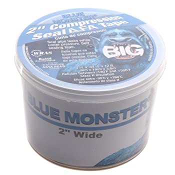 【中古】【インポート品・未当て嵌める】Blue Monster %ﾀﾞﾌﾞﾙｸｫｰﾃ%BIG%ﾀﾞﾌﾞﾙｸｫｰﾃ% LLFA 締め付ける判子磁気テープ (12フート×2一巻き)