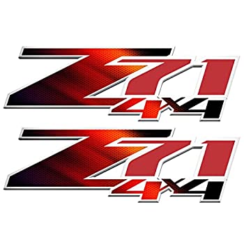 【中古】【輸入品・未使用】ゴールドフック2 - Z71ロゴデカール ベッドサイドベッドパネル シボレーシルバラード GMCシエラ トラックステッカー