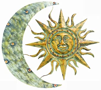 【中古】【輸入品・未使用】アステカの太陽と月のウォールアート