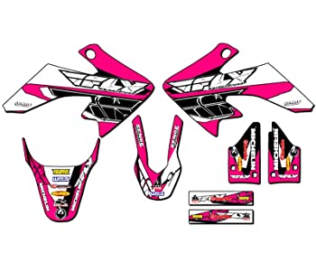 【中古】【輸入品・未使用】Senge Graphics Kit Honda 2004-2012 CRF 50 Fly Racing Pink Graphics キットと互換性あり