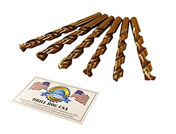 【中古】【輸入品・未使用】ドリルHog USA 1?/ 2?%ダブルクォーテ%コバルトドリルビットm42ドリルビット6パック、(から_ DrillHog|スカイマーケットプラス