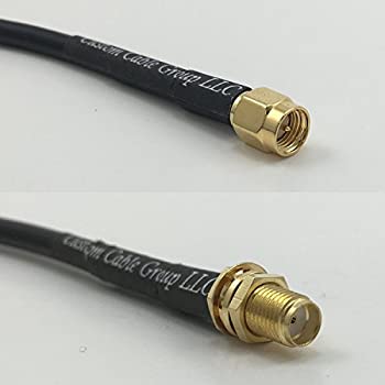 【中古】【輸入品・未使用】35ft RFC240 KSR240 SMA オス→ SMA メス ピグテール ジャンパー RF 同軸ケーブル 50ohm クイックUSA出荷