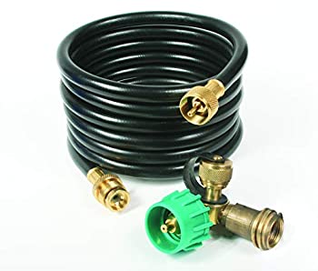 【中古】【輸入品・未使用】Camco 59143 12インチ 真鍮 90 ティー 3ポートと12フィートの延長ホース付き ブラック