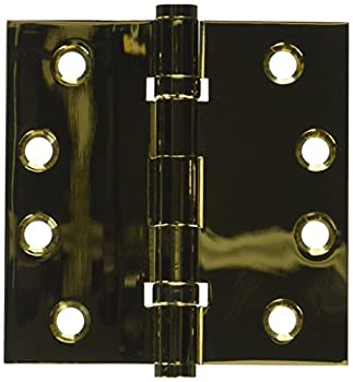 【中古】【輸入品・未使用】Deltana csb44bb 4?%ﾀﾞﾌﾞﾙｸｫｰﾃ% x 4?%ﾀﾞﾌﾞﾙｸｫｰﾃ%ソリッド真鍮スクエアコーナーボール軸受ほぞ穴ヒンジ???P、 CSB44BB 1