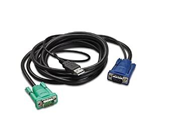 【中古】【インポート品・未当てはめる】APC 組み入れるLCD KVM USB有線テレビ 6フート 4いの一番 USB Type A牡/15いの一番 固定ディスク D-Sub (固定ディスク-15) 牡
