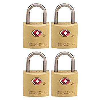 【中古】【輸入品・未使用】Brinks 171???20471ソリッド真鍮Keyed Lock4パック、22?mm|スカイマーケットプラス