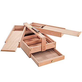 【中古】【輸入品・未使用】US Art Supply Large Multi-Function Wooden Artist Tool & Brush Storage Box by US Art Supply