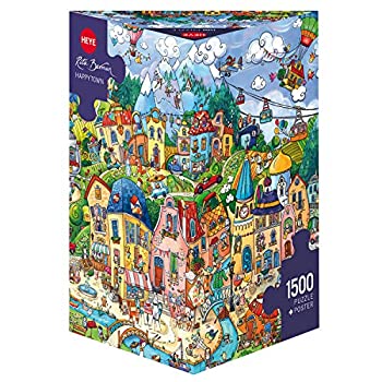 【中古】【輸入品・未使用】Happytown Puzzle: 1500 Teile