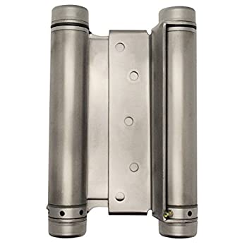 【中古】【インポート品・未当て嵌める】Swinging Cafe Doors 6in 商用点数 ダブル動き スプリングヒンジ 赤ちょうちんや喫茶店部屋の入り口用 (繻子クローム)