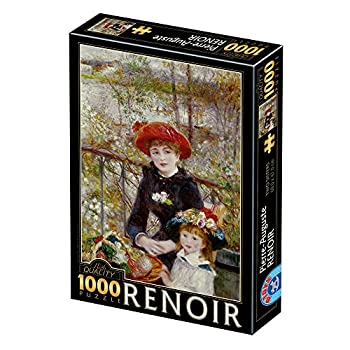 【中古】【輸入品・未使用】1000ピース ジグソーパズル D-Toys・66909-RE01 Auguste Renoir : Two Sisters on the Terrace 47×68cm