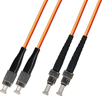 【中古】【輸入品・未使用】100M マルチモード デュプレックス 光ファイバーケーブル (50/125) - FC to ST