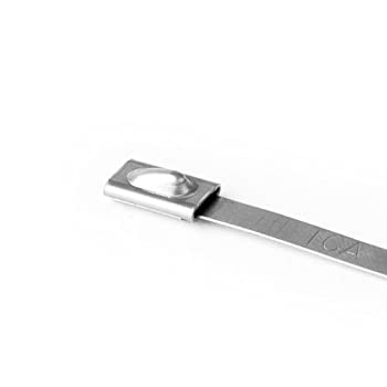 【中古】【輸入品・未使用】304ステンレススチールケーブルタイ5.0?CM x .18?%ﾀﾞﾌﾞﾙｸｫｰﾃ%
