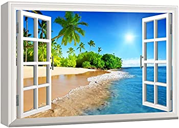 【中古】【輸入品・未使用】Wall26&reg; - モダン ホワイト ウィンドウ 眺望 24%ﾀﾞﾌﾞﾙｸｫｰﾃ%x36%ﾀﾞﾌﾞﾙｸｫｰﾃ%