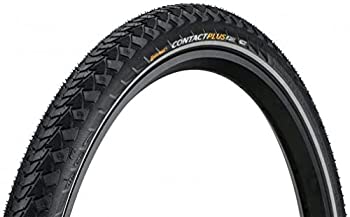 【中古】【インポート品・未当て嵌める】Continental - Contact Plus Plus ETRTOリフレックスバイクタイヤ、黒いこと、700X32（32-622）