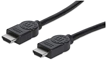 【中古】【輸入品・未使用】Manhattan 高速 HDMI ケーブル HDMI (オス) - HDMI (オス) シールド加工 Black(ブラック) 22.5 m (75 ft.) 308458