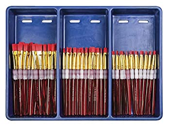 【中古】【輸入品・未使用】(Assorted) - Royal Brush Big Kids Choice Brush Bonus Flat Classroom Pack%ｶﾝﾏ% Assorted%ｶﾝﾏ% Set of 72 Brushes and 12 Aprons