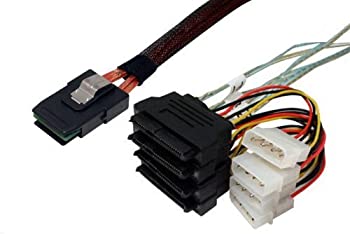 【中古】【輸入品・未使用】データストレージケーブル、P / N i3629-.5?m :内部Mini SAS 36-sasドライブX 4、0.5?M [エレクトロニクス]