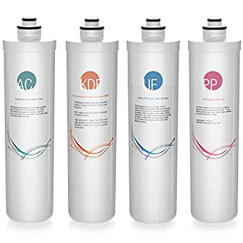 【中古】【インポート品・未当て嵌める】iSpring F4-CUA4 4-piece Filter pack for 4-Stage Ultra-Filtration Water Filter System CU-A4
