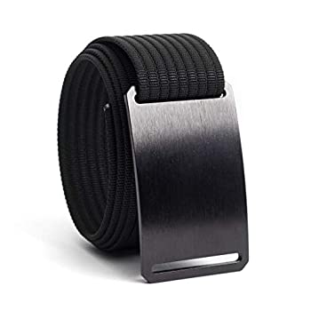 【中古】【インポート品・未当て嵌める】GRIP6 91.4糎/36in ニンジャ 成人男性用 心地好い ウェブベルト 黒いことバックル\u0026ブラックストラップ 36 黒いこと\u0026ブラックストラップ