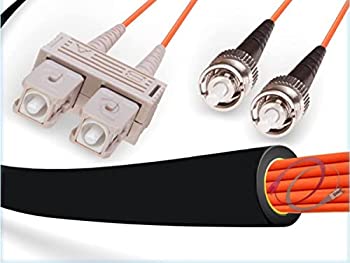 【中古】【インポート品・未当て嵌める】FiberCablesDirect 30M OM1 SC STファイバーパッチケーブル | 屋内/室外 デュプレックス 62.5/125 SC - ST マルチモードジャンパー 30米突 (