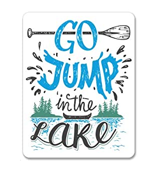 【中古】【輸入品・未使用】Go Jump in the Lake???ビニールステッカー防水デカール