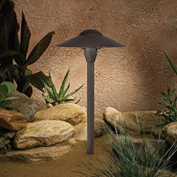 【中古】【インポート品・未当て嵌める】Kichler Lightingドームパスライト1-light 12-volt通行手形\u0026スプレッドライト フルサイズ 15410AZT 1