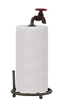 【中古】【インポート品・未当て嵌める】Creative Co-op DA0075 Metal Faucet Design Paper Towel Holder%ｶﾝﾏ% 15-Inch by Creative Co-op キッチン用品・食器・調理器具-その他