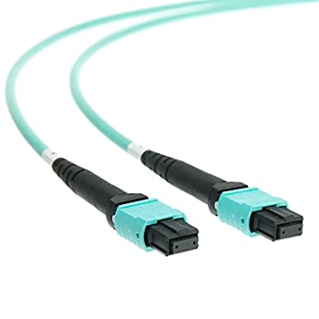 【中古】【インポート品・未当て嵌める】CableWholesale プレナム グラスファイバー有線テレビ MTP/MTP (MPO) マルチ流行り物 OM3 デュプレックス 12 同盟罷業地びた 40/100 Gbps 50/125 7米突 (