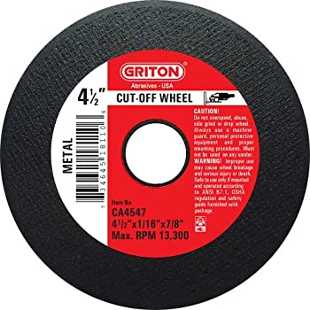 【中古】【輸入品・未使用】Griton CA4547 Arbor Industrial Cut Off Wheel for Metal%ｶﾝﾏ% 7/8 Hole Diameter%ｶﾝﾏ% 4.5 Diameter%ｶﾝﾏ% 1/16 Width (Pack of 50) by Griton