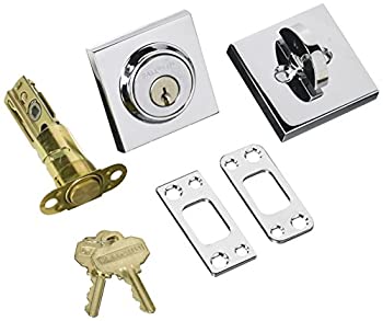 【中古】【輸入品・未使用】Baldwin Reserve sccsd260s Single円柱Contemporary正方形デッドボルトwith SmartKey Brightクローム仕上げ