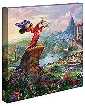 【中古】【輸入品・未使用】Thomas Kinkade 14?x 14ギャラリーWrappedキャンバスファンタジア｜スカイマーケットプラス