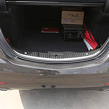 【中古】【輸入品・未使用】LLKUANG メルセデス・ベンツ Sクラス W222 S320 S400 2014-2019 ステンレススチール リア内装/外装 敷居プレートバンパープロテクター フレーム