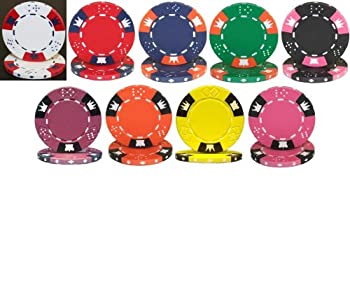 【中古】【輸入品・未使用】Crown & Dice 14gm クレイ 500枚 バルクポーカーチップ ? 選択