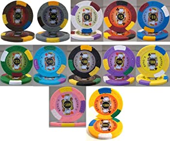 【中古】【輸入品・未使用】Poker Kings カジノ 13.5gm クレイ 500 バルクチップ - 選択｜スカイマーケットプラス