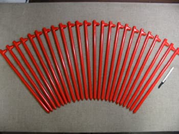 【中古】【インポート品・未当て嵌める】円蓋ステークまたは円蓋船掛かり 長さ18in 高耐久スチール写真製 24個風呂敷き包み